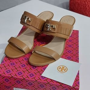 GIGI 65MM WEDGE SANDAL CALF LEATHER